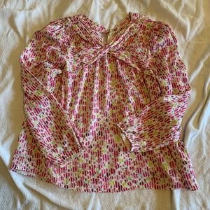 Kate Spade New York Marker Floral Devore top
